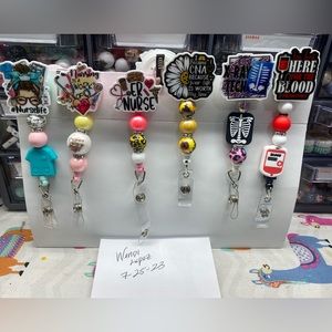 Handmade badge reels